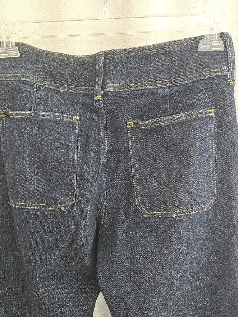J. Crew Dark Blue High-Rise Flare Jeans - Picture 8 of 9